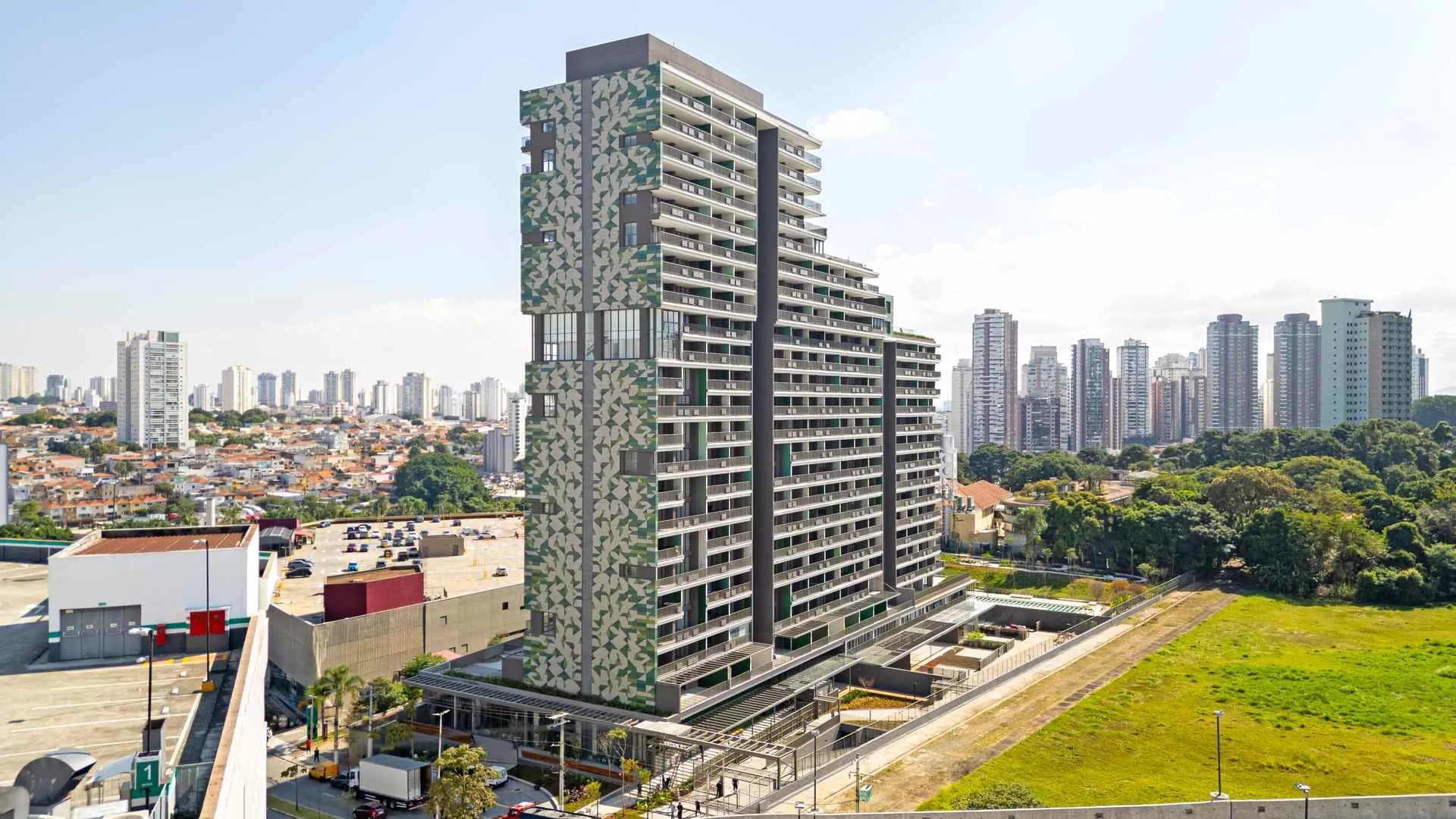 Vista aérea do empreendimento Artem no Jardim Anália Franco